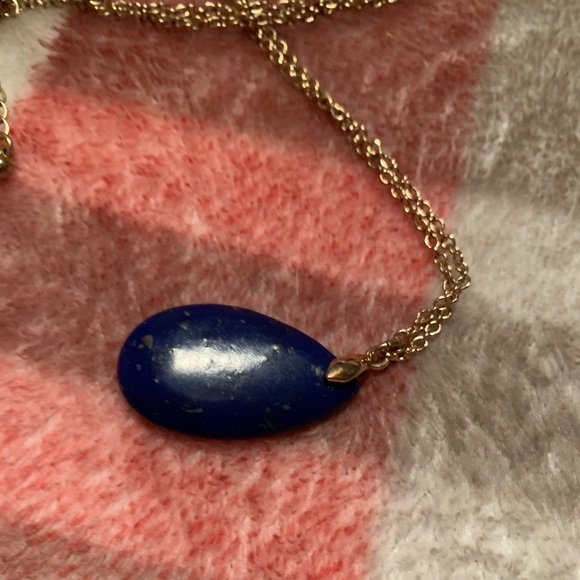 Lapis Lazuli & Gold Necklace - Picture 5 of 6